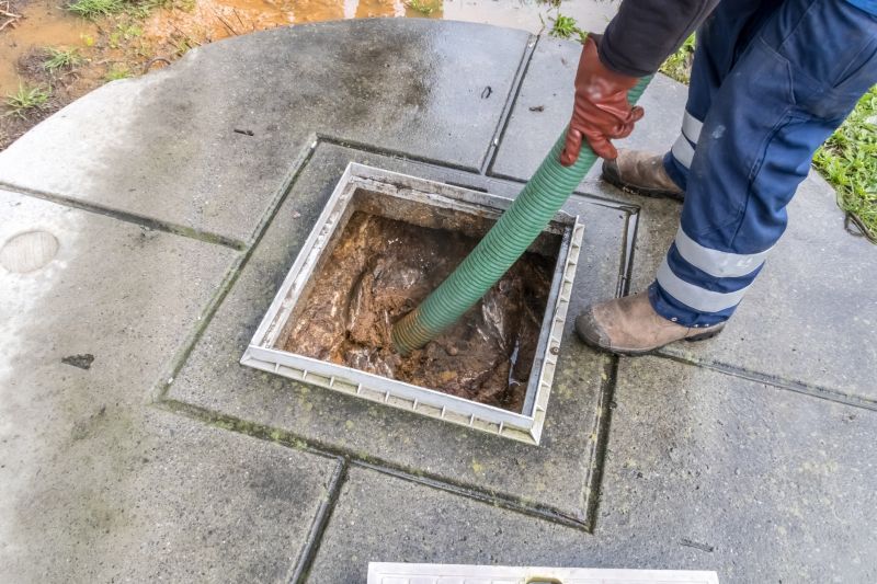 Professional Septic Service at Work